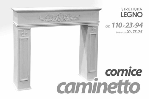 Cornice finto camino caminetto - camino,