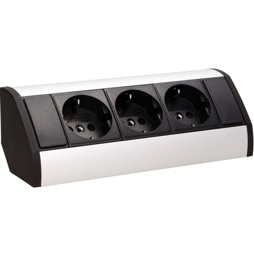Presa angolare shuko 3680w - angolare, 3x