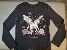 t-shirt bimba manica lunga 10-11 anni 146 cm