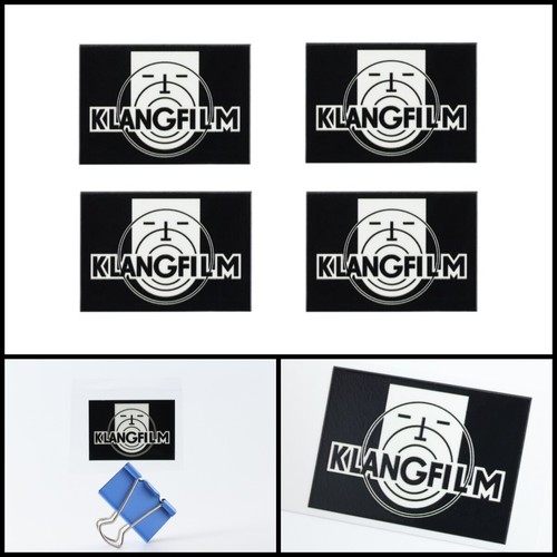 Klangfilm logo badge adesivo