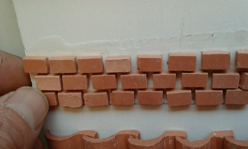 100 mattoni 7x10mm terracotta - 100,