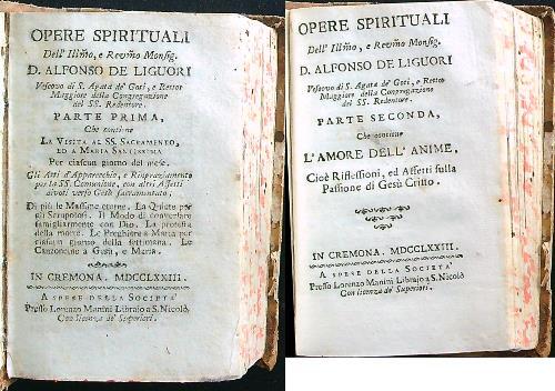 Opere spirituali due volumi - (due,