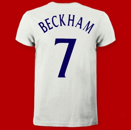 Shirt england backham 7 - england,