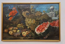 Dipinto Olio Su Tela Natura