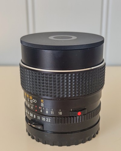 Mamiya sekor f - c, f/2.8