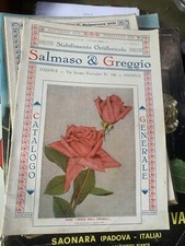 SALMASO & GREGGIO CATALOGO GENERALE ORTOFRUTTA N°8 1933