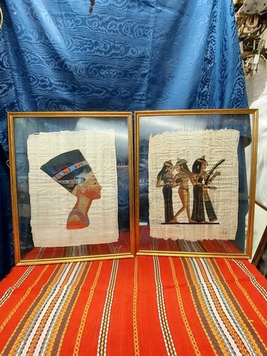 Coppia papiri artigian - di,