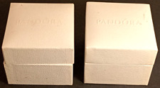 LOTTO 2 SCATOLINE PANDORA-PER PREZIOSI-VINTAGE-ANELLI-ORECCHINI-SPILLE-USATA