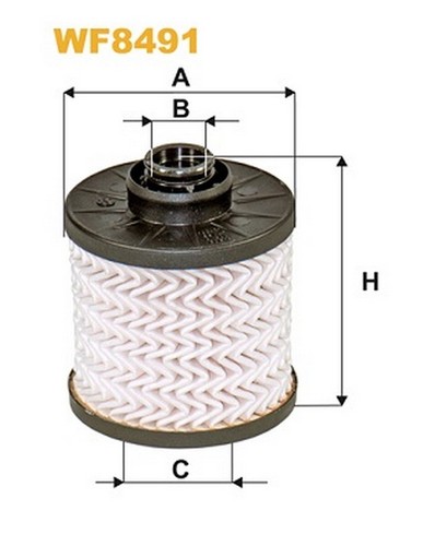 Wf8491 filtro carburante - wf8491,