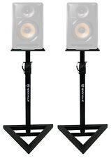 (2) Rockville Supporti per altoparlanti monitor da studio regolabili per Pioneer DJ Bulit8