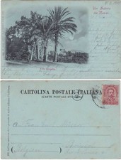 NERVI - GENOVA - VILLA GROPALLA - CHIARO DI LUNA - VIAGG. 1900 -86346-