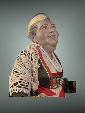 Donna Cammino 33 Cm Porta Doni Arte Presepiale presepe Napoletano