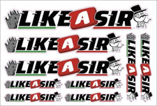 Luca Salvadori 23 LIKE A SIR moto adesivo stickers MOTOGP adesivi DUCATI