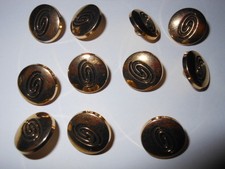 Gold buttons with insion - buttons,