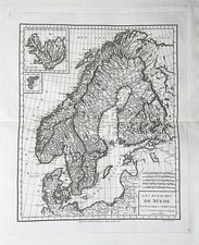 Mappa Scandinavia Svezia