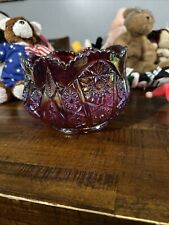 Consolle in vetro rosso rubino