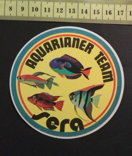 Sera sticker acquari vintage - sera,