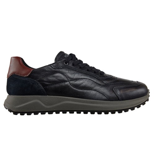Igi sneakers blu pelle - blu,