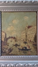 Vecchio Dipinto Venezia Da Francesco Guardi Prima Metà Del Novecento