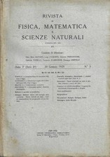 Rivista di Fisica, Matematica