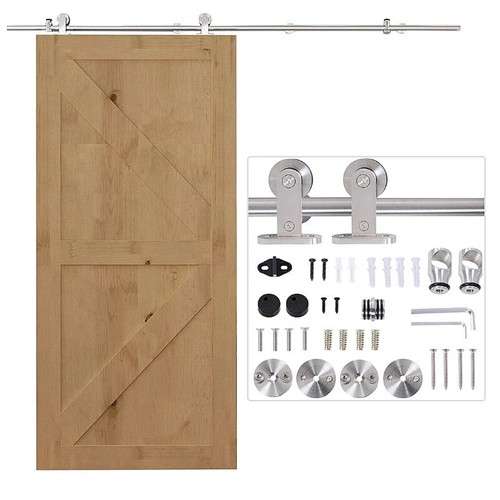 Kit porta scorrevole homcom - scorrevole,