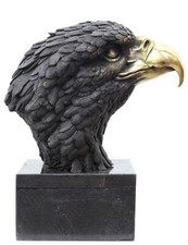 Scultura aquila busto