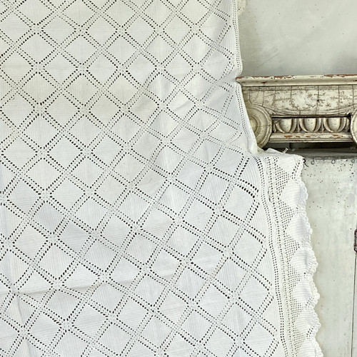 Copriletto pizzo francese