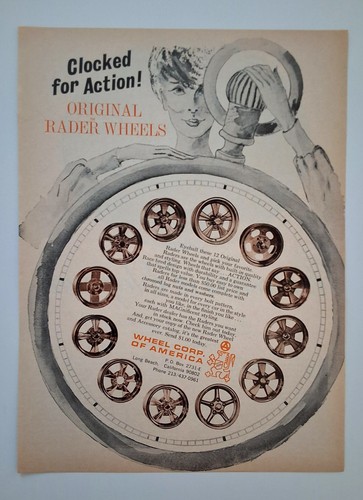 Cerchi auto epoca rader - auto, d'epoca