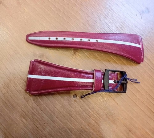 Vintage cinturino cuoio - , tissot