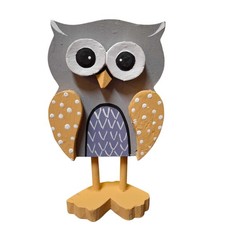Statuetta decorativa gufo in