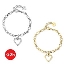 Bracciale Donna Cuore Acciaio