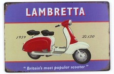 Targa Lambretta 1959 stampa