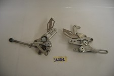 Coppia pedane in alluminio ricavate dal pieno Footrest pair Honda CBR 600 RR