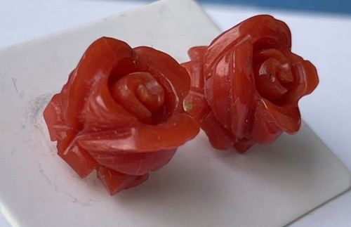 Orecchini rose corallo - orecchini,