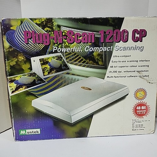 Scanner piatto vintage - , mustek