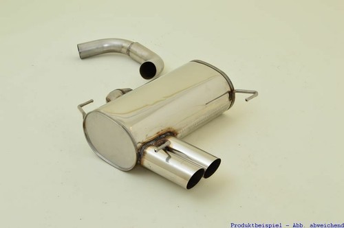 Scarico sportivo fms - scarico, acciaio