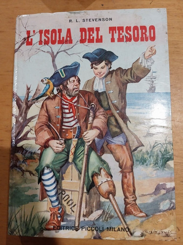 Libro isola del tesoro - l'isola,
