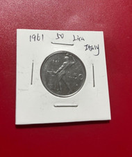 Moneta Da 50 Lira Italia 1961