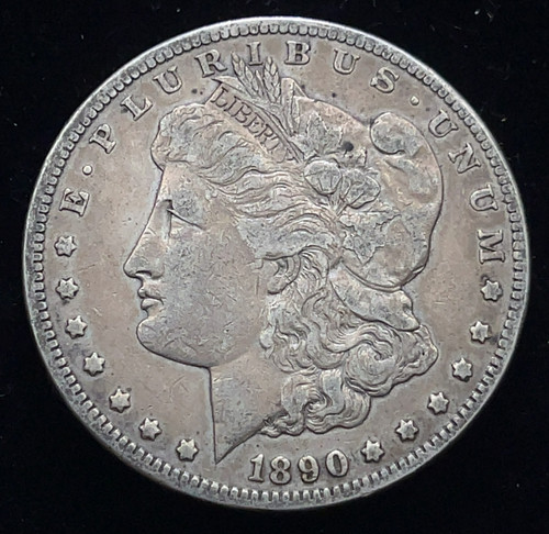 1890 morgan silver - 1890, $1