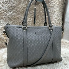 GUCCI 2Way Tote Bag Microshima