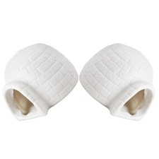  2 pezzi figurine di igloo