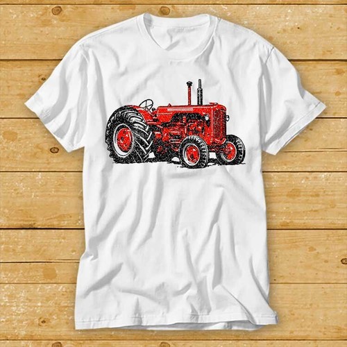 Maglietta trattore rosso - maglietta,