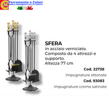 Set Camino SFERA Acciaio