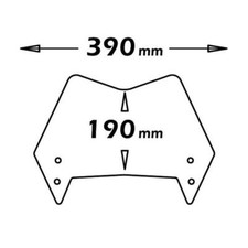 Cupolino Isotta Arancio basso KTM 950SM 2006-2008