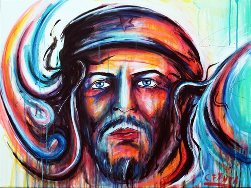 Quadro che guevara - quadro, astratto