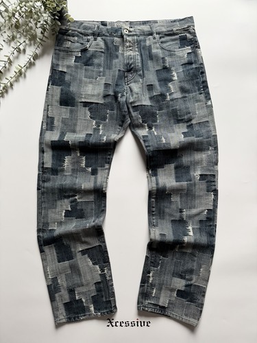 Jeans patchwork marcelo burlon - patchwork,