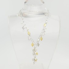 Collana Lariat In Argento