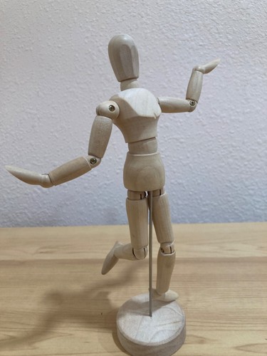 Inch wooden body figure - inch,