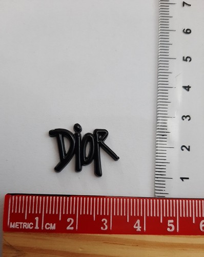 Targhetta dior nera pezzi - nera,