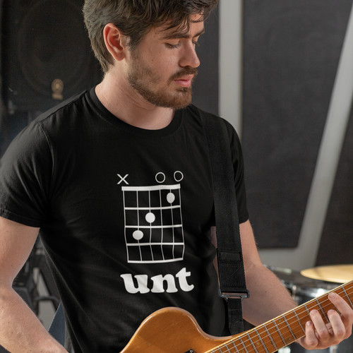 Rude guitar chord shirt - chord,